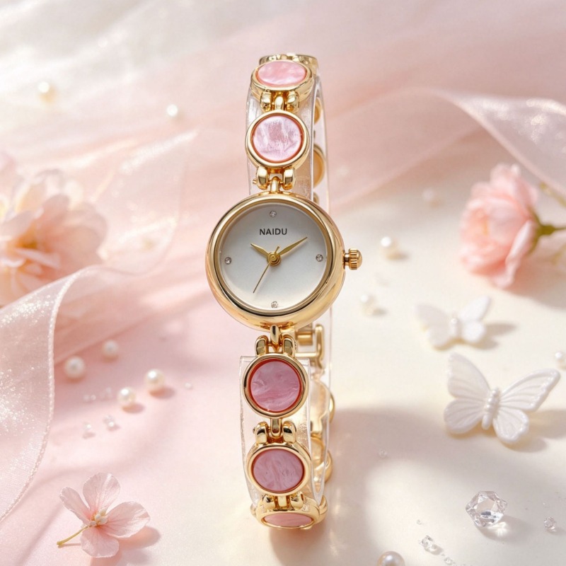 新しいファッション女性用腕時計人工フリチラリアブレスレットウ - Luxury Ceramic Watch のレビューと価格