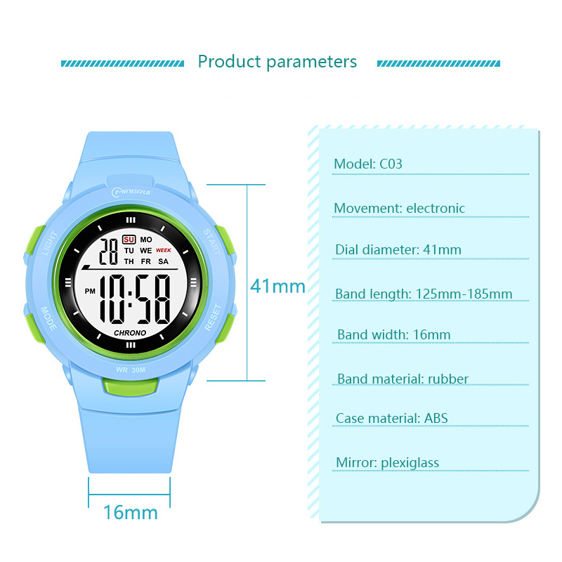 UTHAI キッズ腕時計スポーツファッション発光防水目覚まし - Smartwatch Watches For Kid Boy のレビューと価格